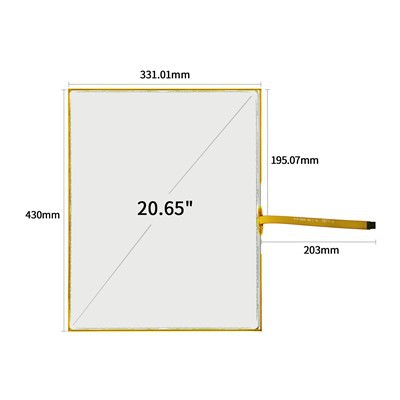 3M dotykový displej 98-1100-0106-6 SCT3250 20 65palcový dotykový senzor